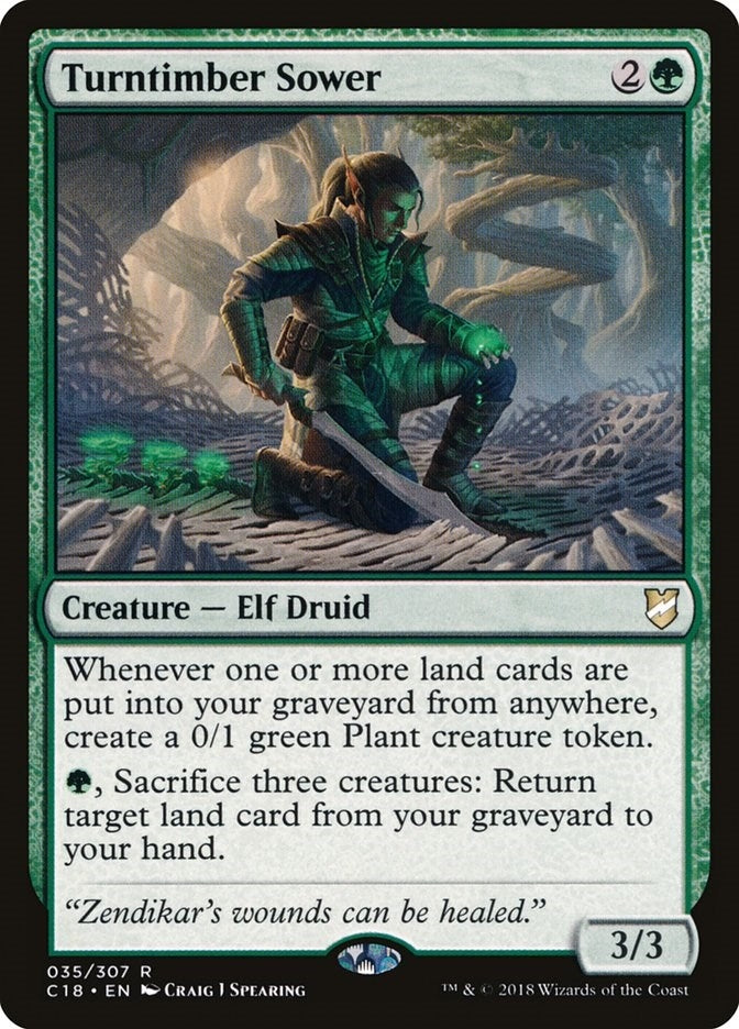 Turntimber Sower (35) [C18] - MTG Single