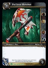 Fel Iron Hatchet - WoW Single