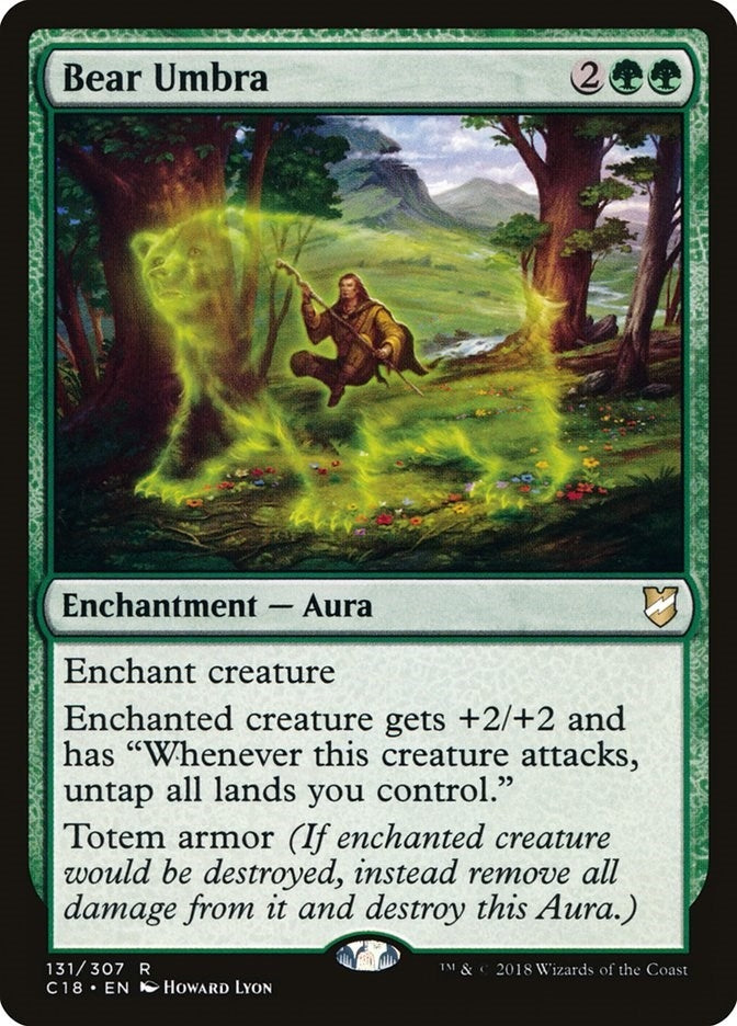 Bear Umbra (131) [C18] - MTG Single