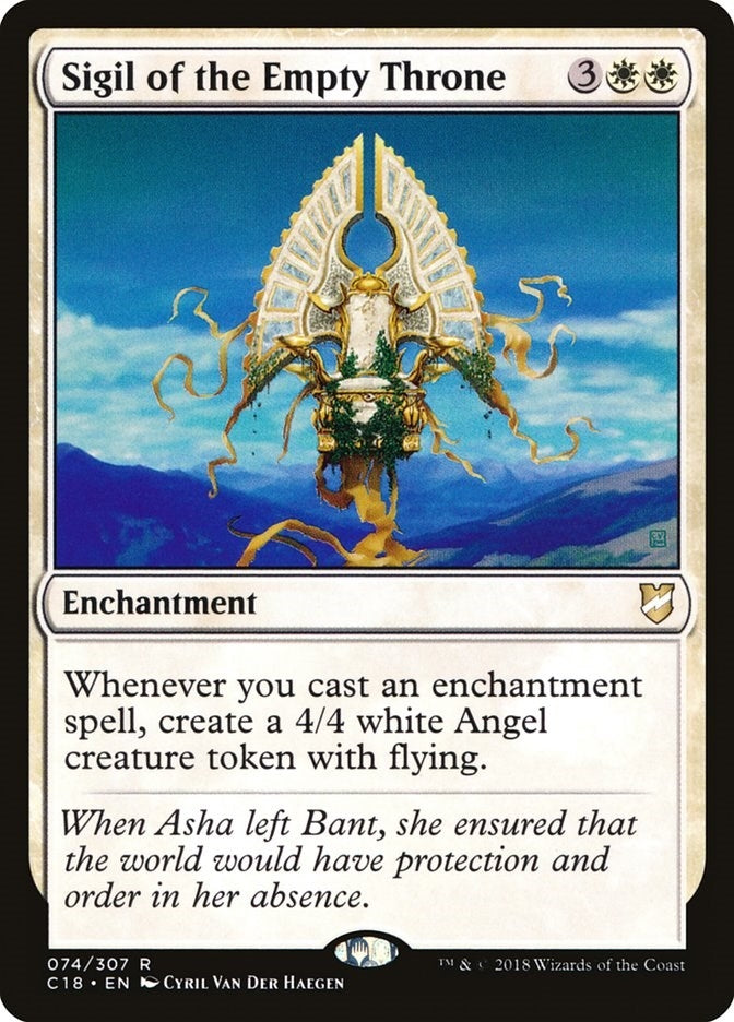Sigil of the Empty Throne (74) [C18] - MTG Single