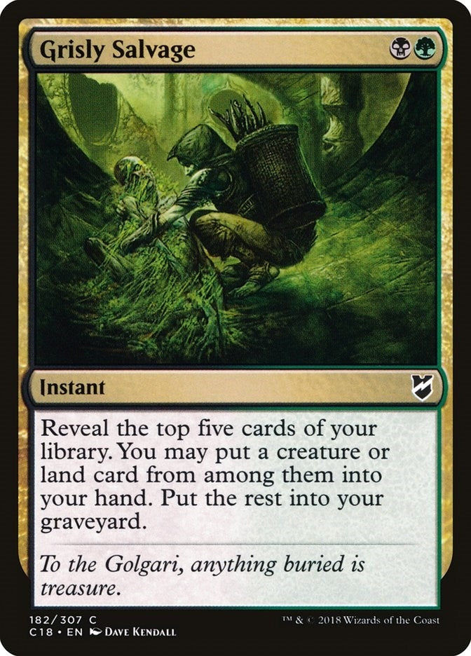 Grisly Salvage (182) [C18] - MTG Single