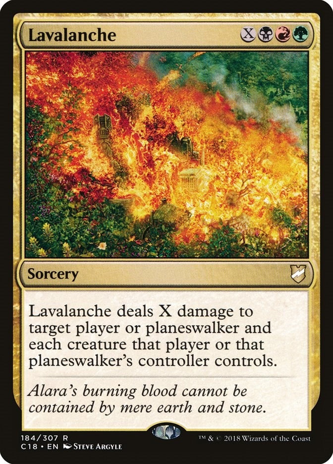 Lavalanche (184) [C18] - MTG Single