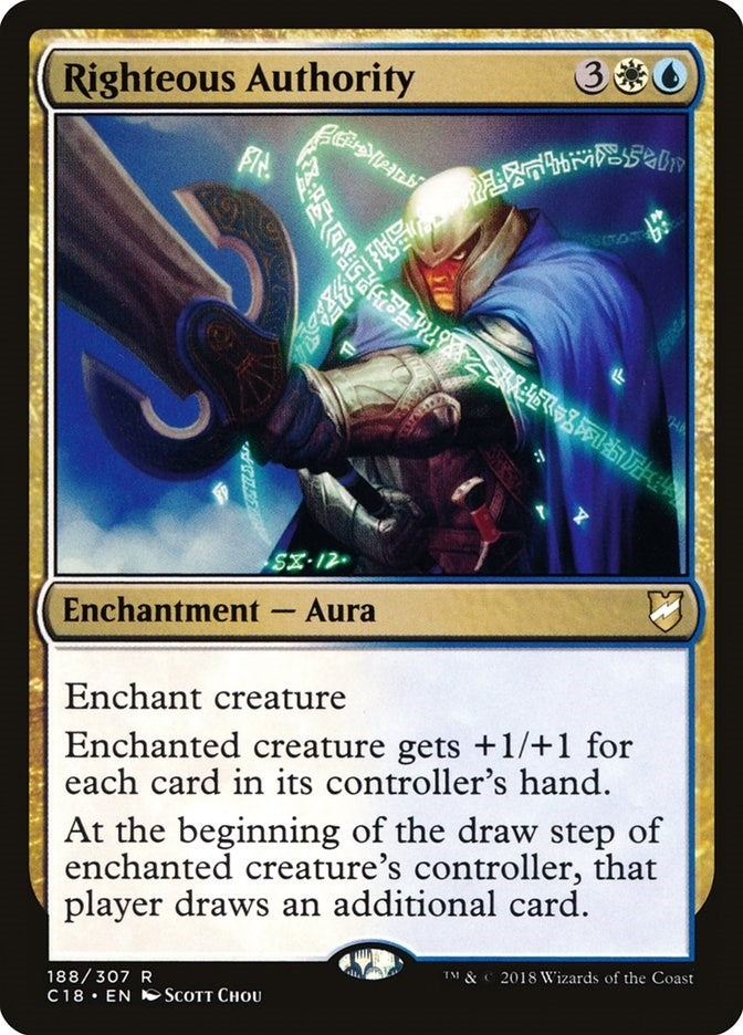 Righteous Authority (188) [C18] - MTG Single
