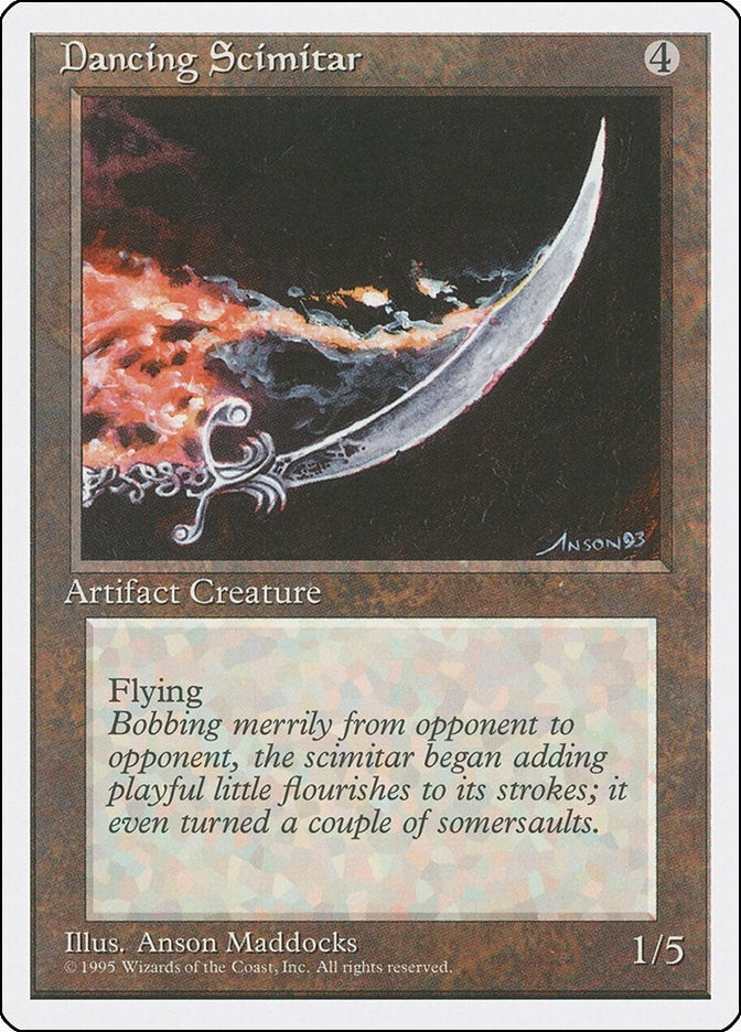 Dancing Scimitar [4ED] - MTG Single