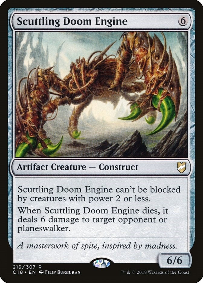 Scuttling Doom Engine (219) [C18] - MTG Single