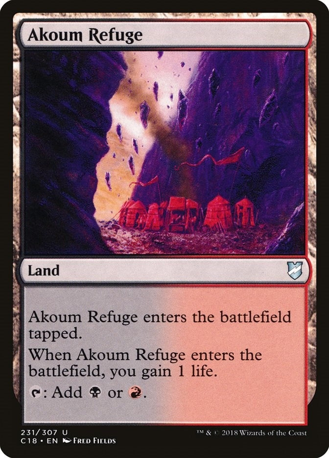 Akoum Refuge (231) [C18] - MTG Single