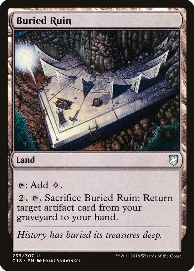 Buried Ruin (239) [C18] - MTG Single