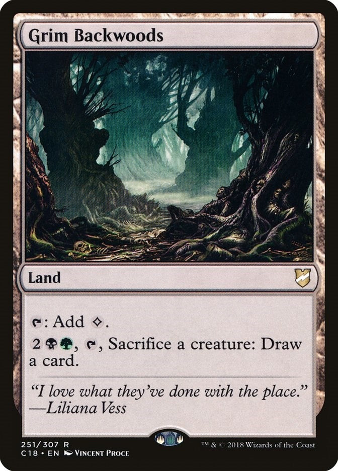 Grim Backwoods (251) [C18] - MTG Single
