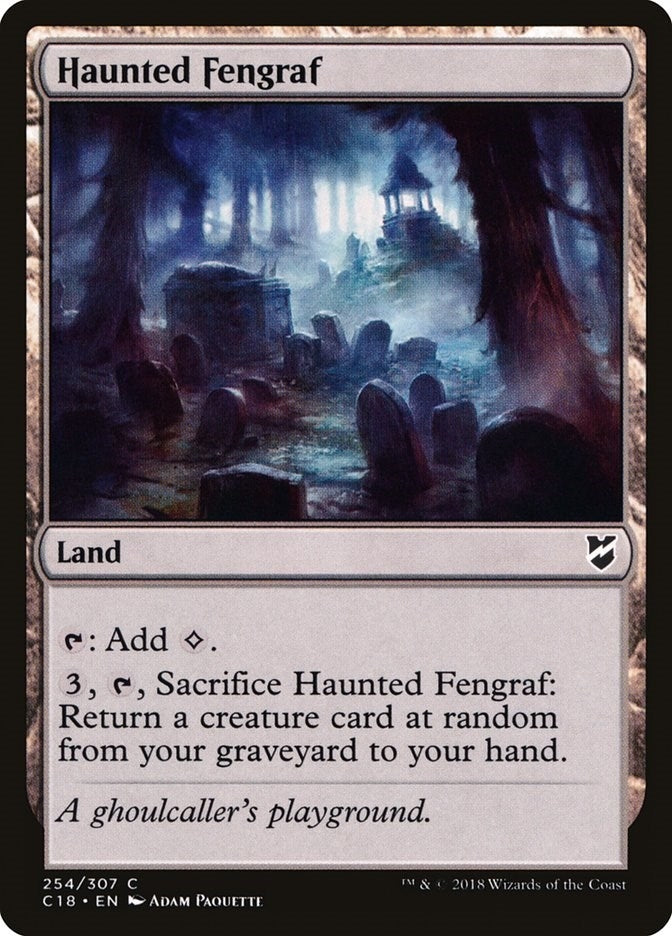 Haunted Fengraf (254) [C18] - MTG Single