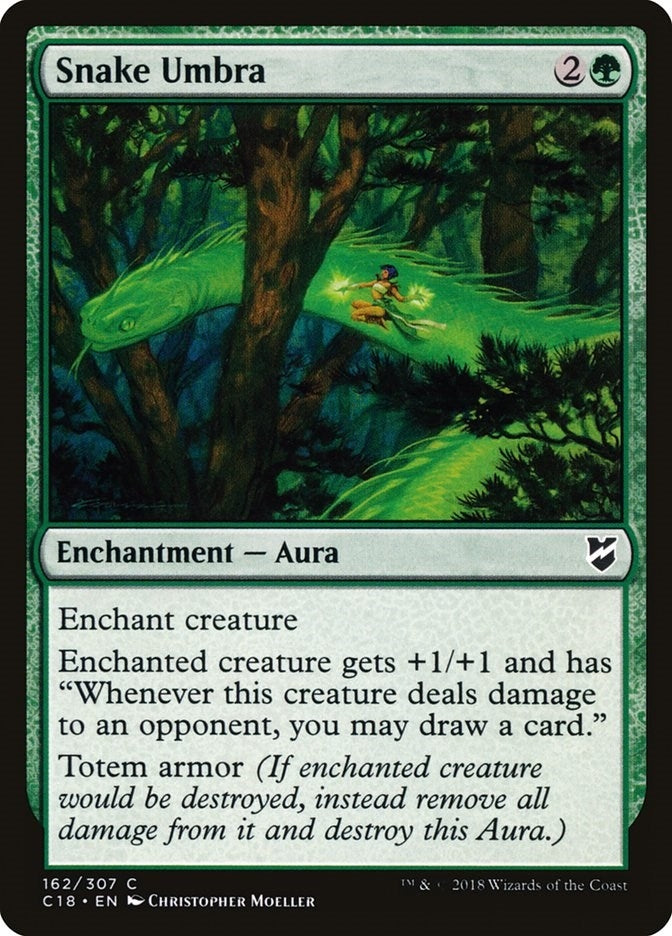 Snake Umbra (162) [C18] - MTG Single