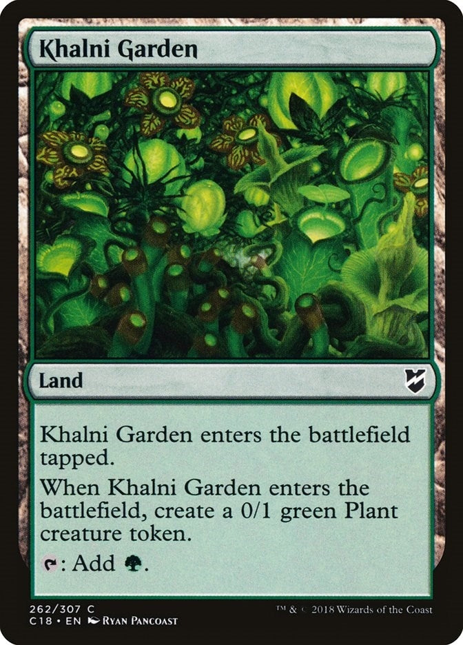 Khalni Garden (262) [C18] - MTG Single