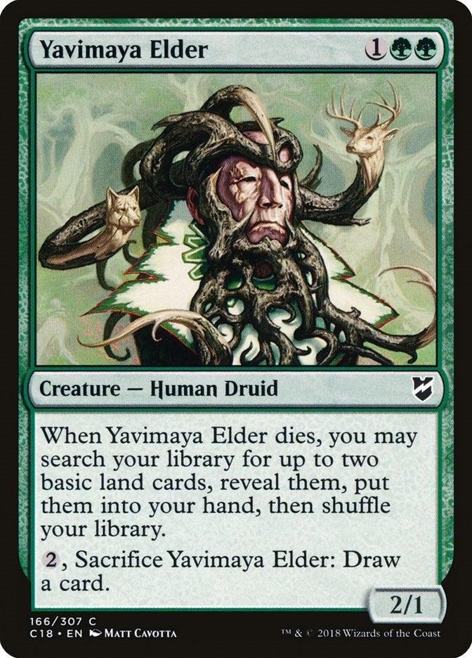 Yavimaya Elder (166) [C18] - MTG Single