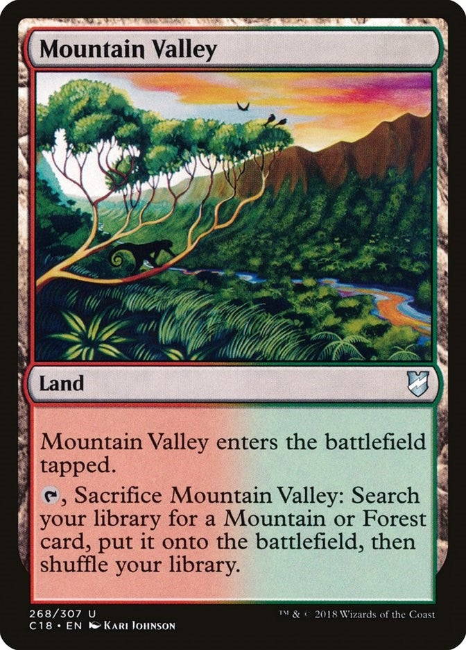 Mountain Valley (268) [C18] - MTG Single