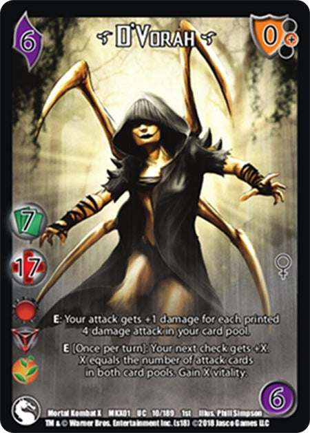 D’Vorah* (10) [MKX] - UniVersus Single