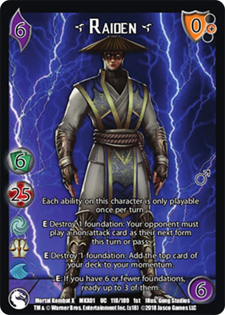 Raiden* (118) [MKX] - UniVersus Single
