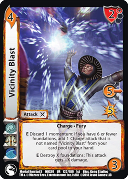 Vicinity Blast (122) [MKX] - UniVersus Single