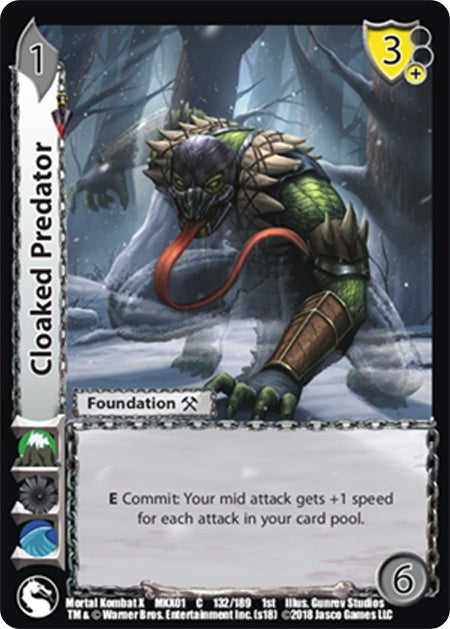 Cloaked Predator (132) [MKX] - UniVersus Single