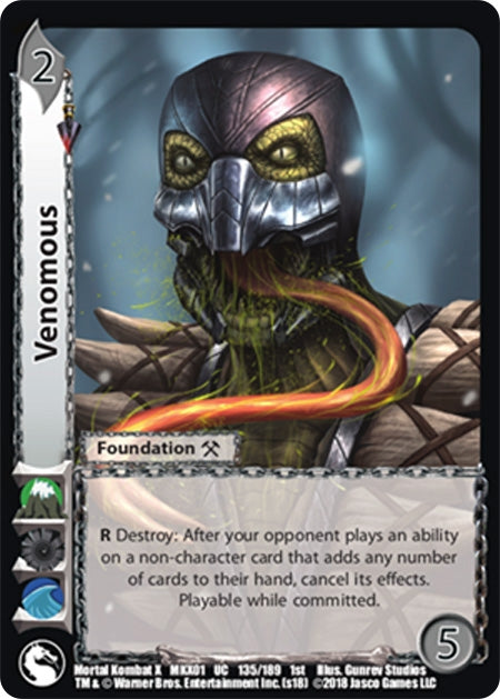 Venomous (135) [MKX] - UniVersus Single