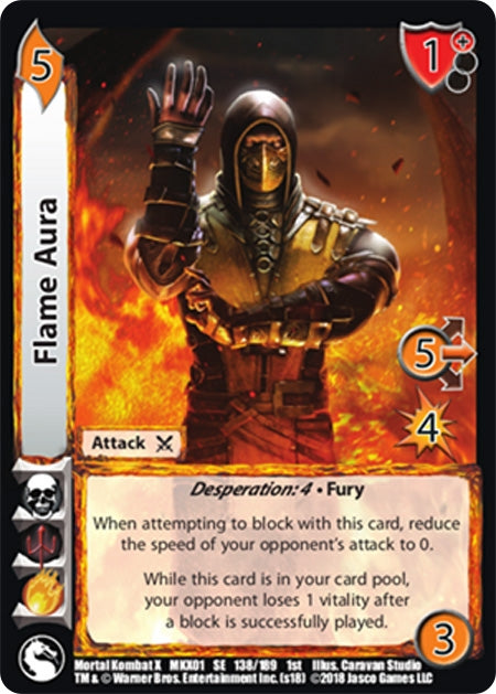 Flame Aura (138) [MKX] - UniVersus Single