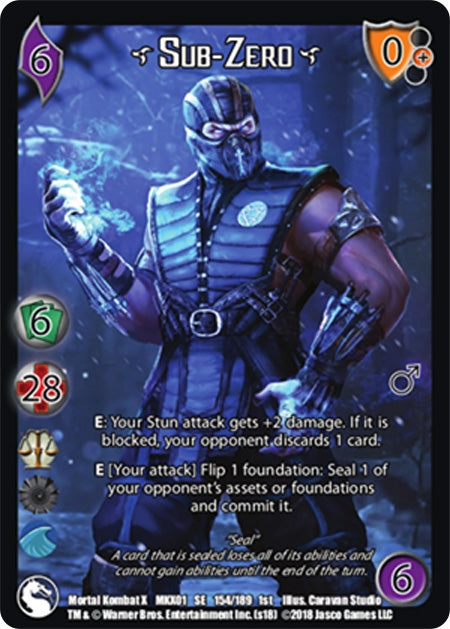 Sub-Zero* (154) [MKX] - UniVersus Single
