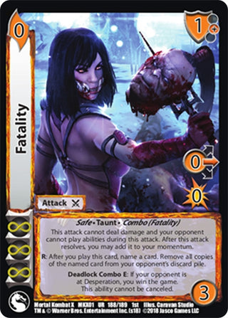 Fatality (188) [MKX] - UniVersus Single