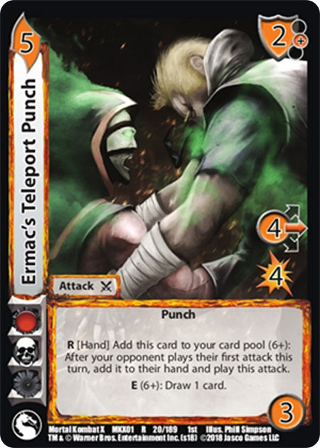Ermac’s Teleport Punch (20) [MKX] - UniVersus Single