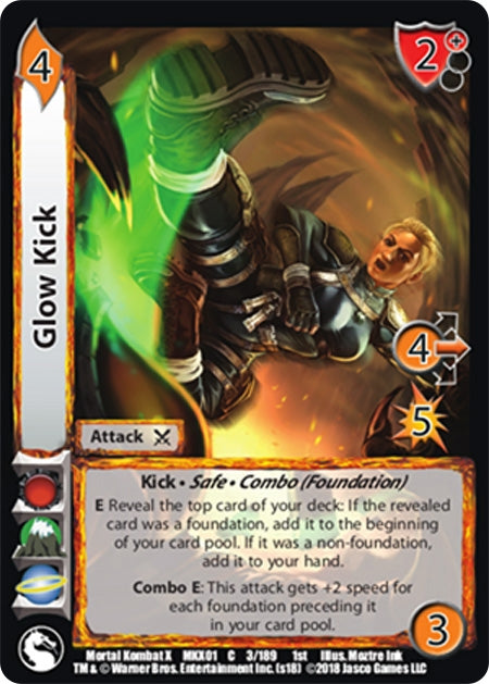 Glow Kick (3) [MKX] - UniVersus Single