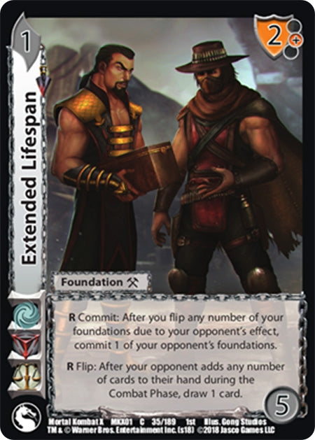 Extended Lifespan (35) [MKX] - UniVersus Single