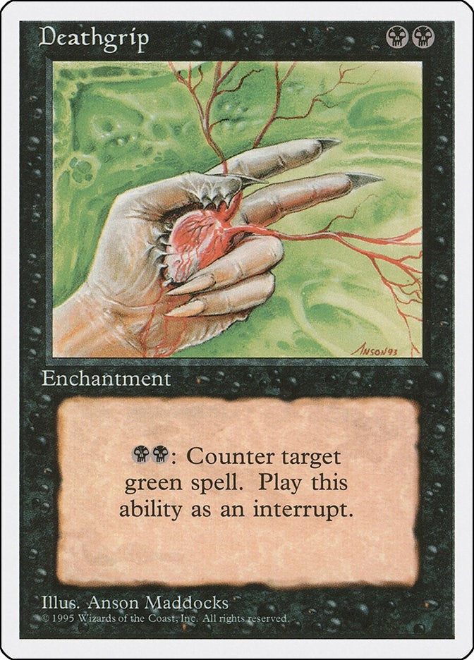 Deathgrip (14) [4ED] - MTG Single