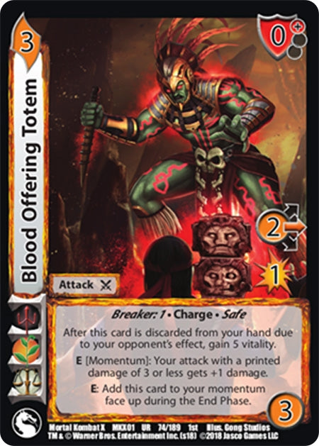 Blood Offering Totem (74) [MKX] - UniVersus Single