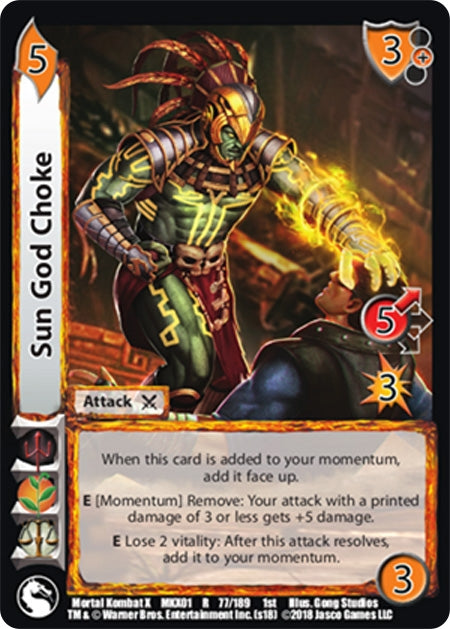 Sun God Choke (77) [MKX] - UniVersus Single