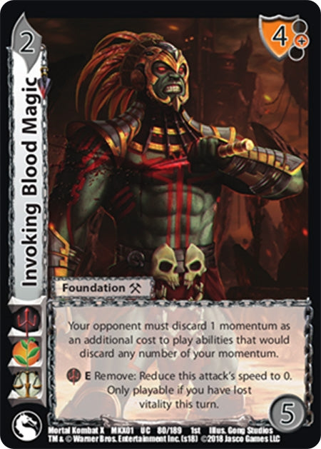 Invoking Blood Magic (80) [MKX] - UniVersus Single