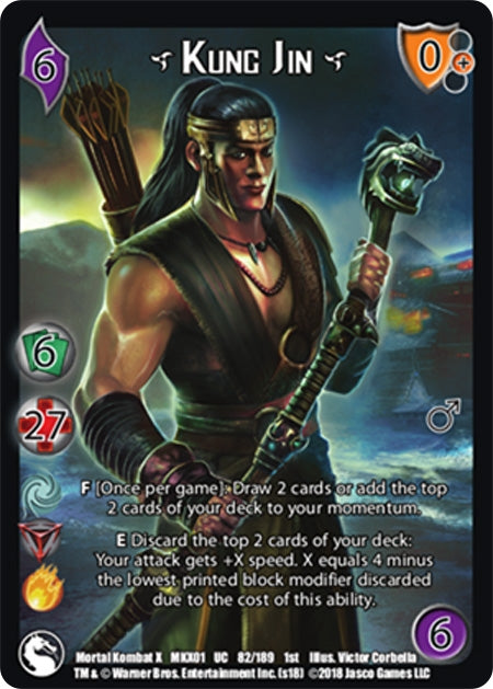 Kung Jin* (82) [MKX] - UniVersus Single