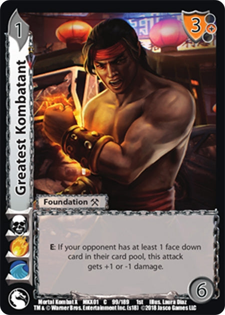 Greatest Kombatant (99) [MKX] - UniVersus Single
