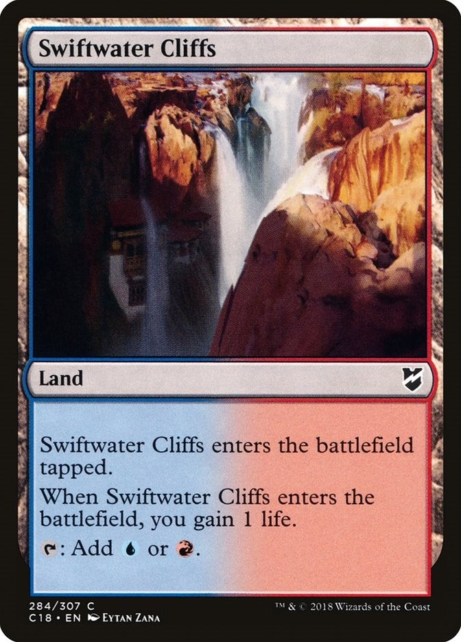 Swiftwater Cliffs (284) [C18] - MTG Single