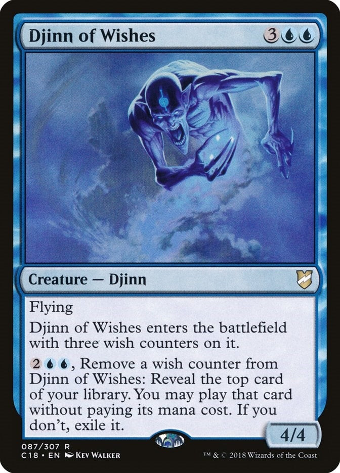 Djinn of Wishes (87) [C18] - MTG Single