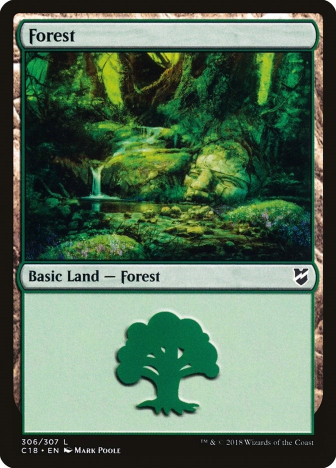 Forest (306) (306) [C18] - MTG Single