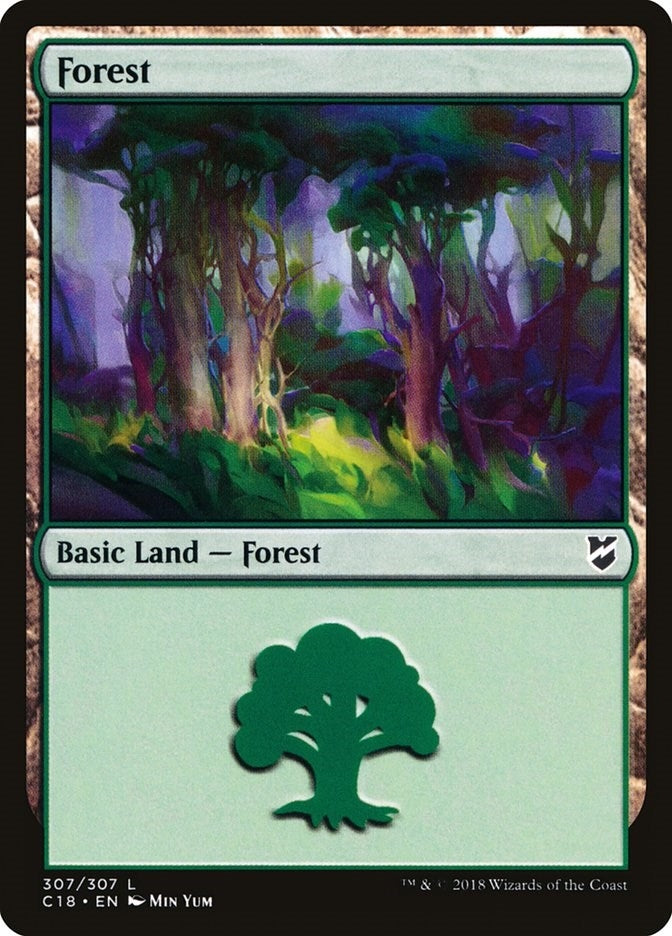 Forest (307) (307) [C18] - MTG Single