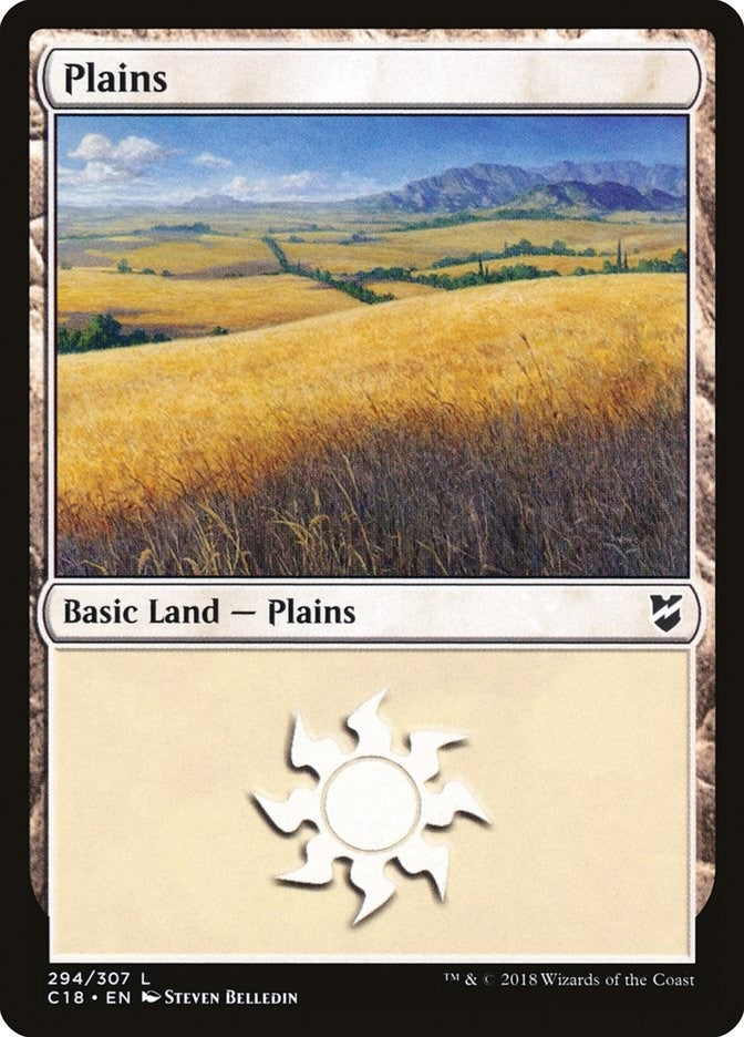 Plains (294) (294) [C18] - MTG Single