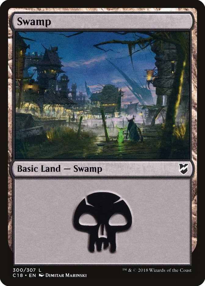 Swamp (300) (300) [C18] - MTG Single