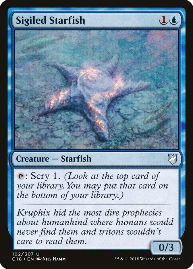 Sigiled Starfish (102) [C18] - MTG Single