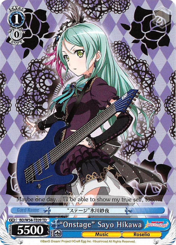 ’Onstage’ Sayo Hikawa (5409) [BD/W54] - Weiss Schwarz Single