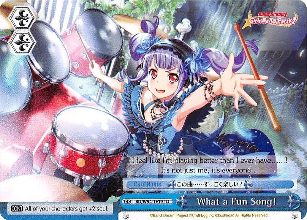 What a Fun Song! (5419) [BD/W54] - Weiss Schwarz Single