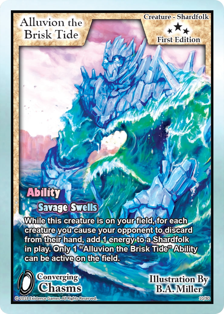 Alluvion the Brisk Tide (10) [ECC] - Exodus TCG Single