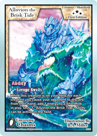 Alluvion the Brisk Tide (10) [ECC] - Exodus TCG Single