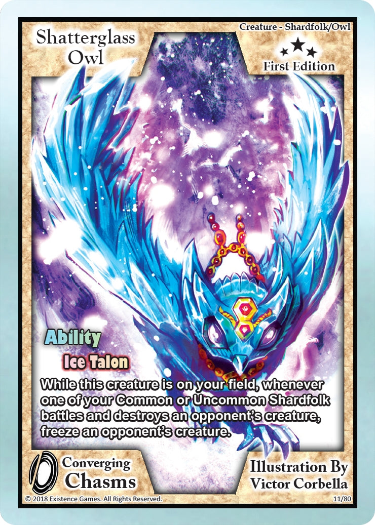 Shatterglass Owl (11) [ECC] - Exodus TCG Single