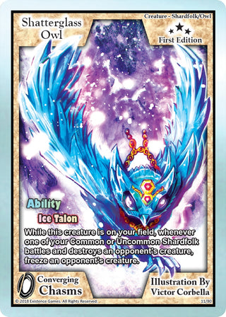 Shatterglass Owl (11) [ECC] - Exodus TCG Single