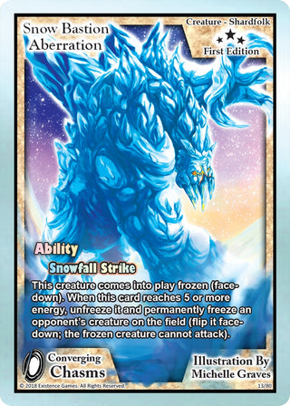 Snow Bastion Aberration (13) [ECC] - Exodus TCG Single