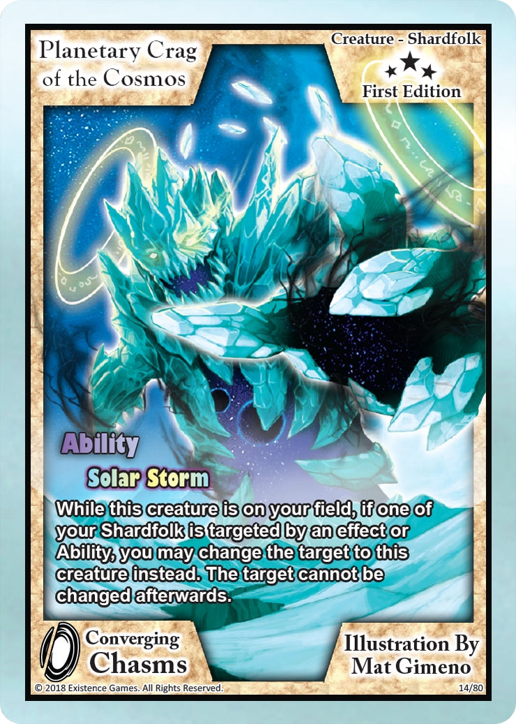 Planetary Crag of the Cosmos (14) [ECC] - Exodus TCG Single