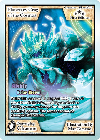Planetary Crag of the Cosmos (14) [ECC] - Exodus TCG Single
